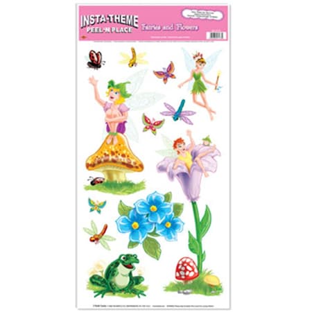 Fairies And Flowers Peel N Place, 12PK